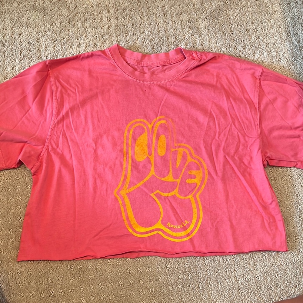 Revice cropped shirt. Size small